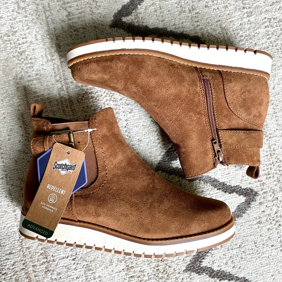 NWT Sonoma Wedge Boots - Picture 1 of 4